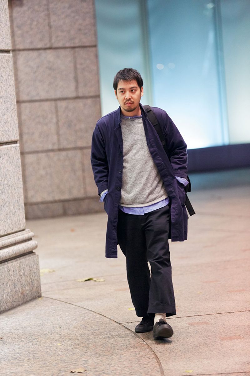 パンツの裾、袖口さらにインナーの際を意識した絶妙スタイル 五十嵐 翔太
