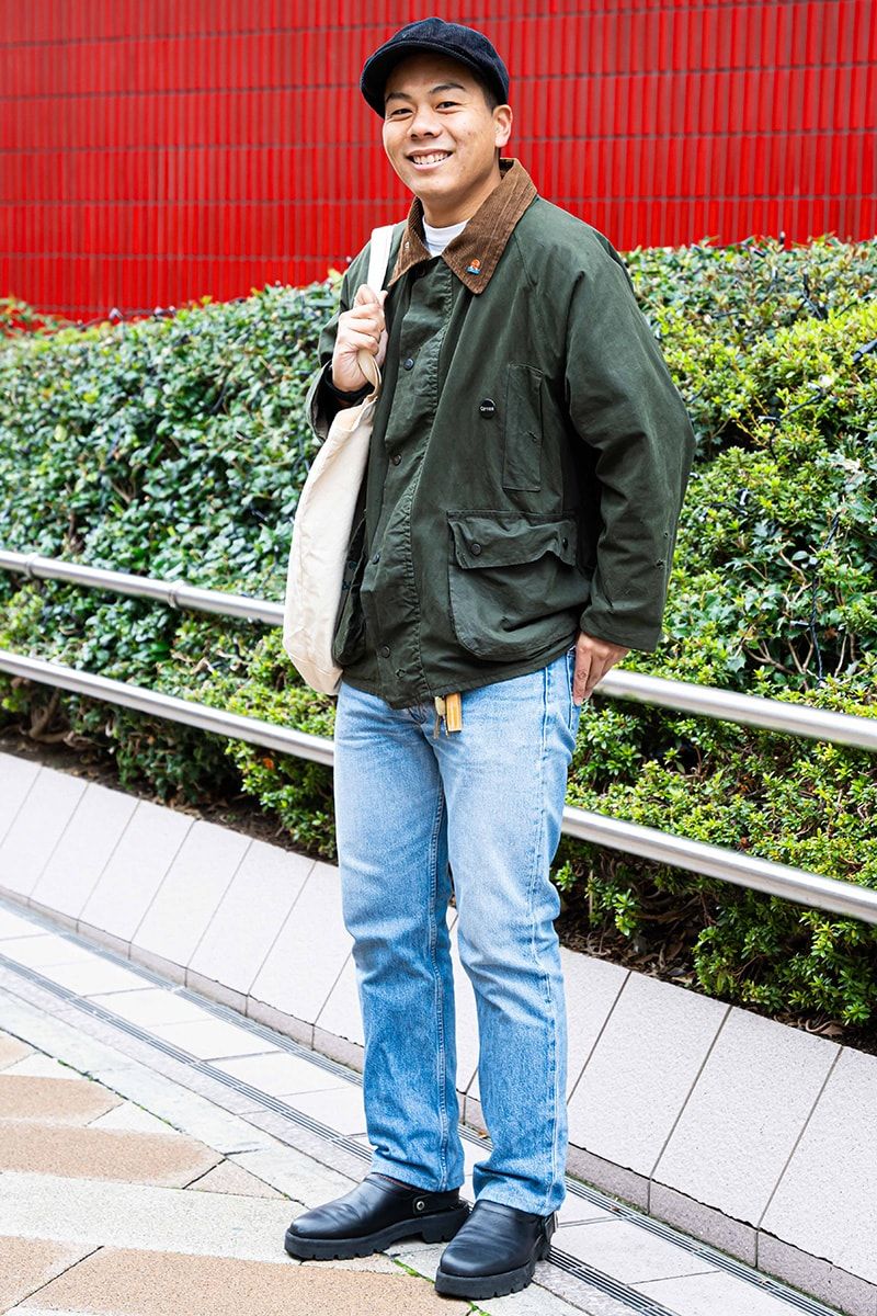 古着のジャケットコーディネート | 241218-1250-50 亀井太一