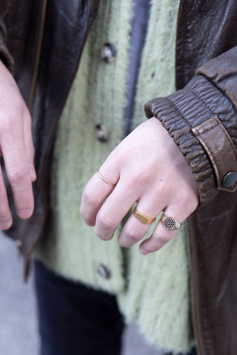 ゆるっと着るライダースにスリムパンツが◎ 坪井啓介 8枚目の写真