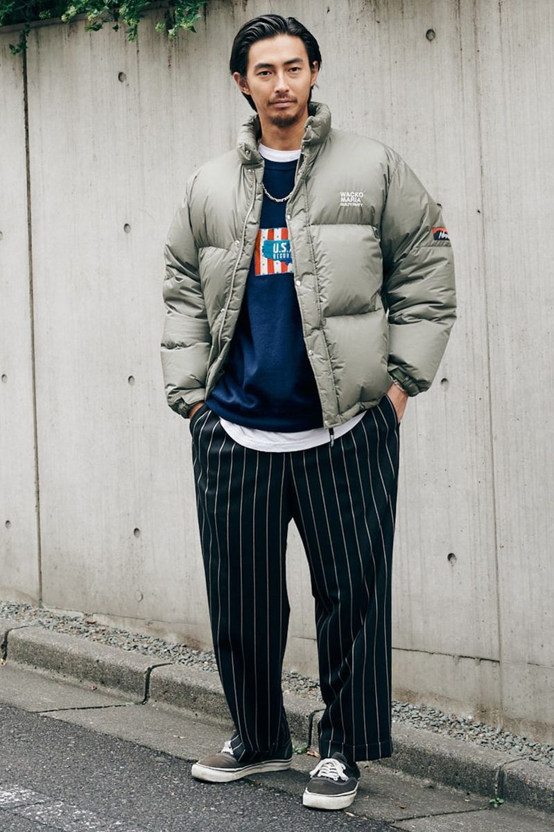 ワコマリア×ナンガのダウンジャケットコーディネート | 241215-1619-04 村田裕平 2枚目の写真