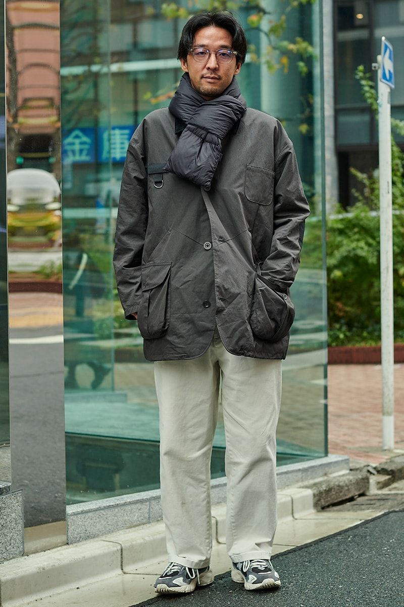 モークのジャケットコーディネート | 241215-1620-48 本平 岳