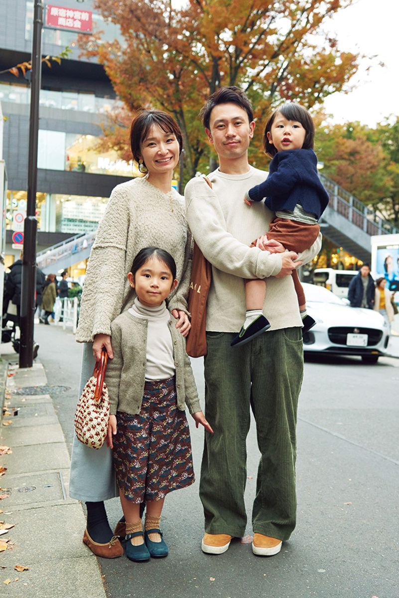 無骨なオリーブ×オフホワイトで“優しいけど頼れるパパ”に！ 野本篤則