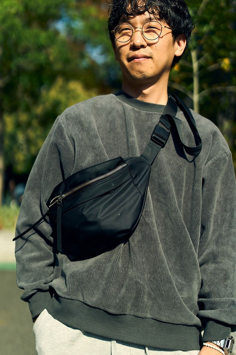 ビーミングbyビームスのスウェットコーディネート | 241215-1622-26 清須川 岳 4枚目の写真