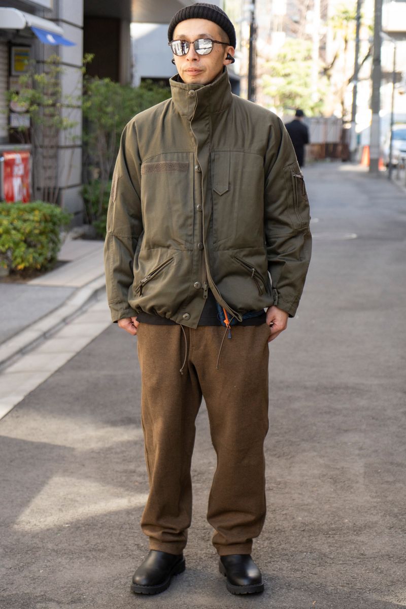 古着のジャケットコーディネート | 241216-1141-20 本間義基