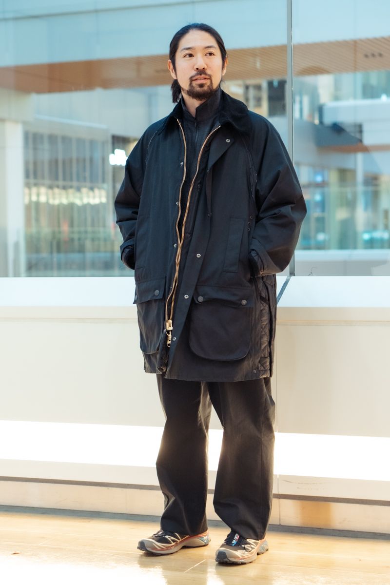 レイジブルーのコートコーディネート | 241216-0958-00 高橋慎弥