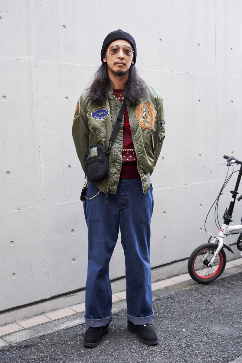 古着のジャケットコーディネート | 241218-2158-08 さとう