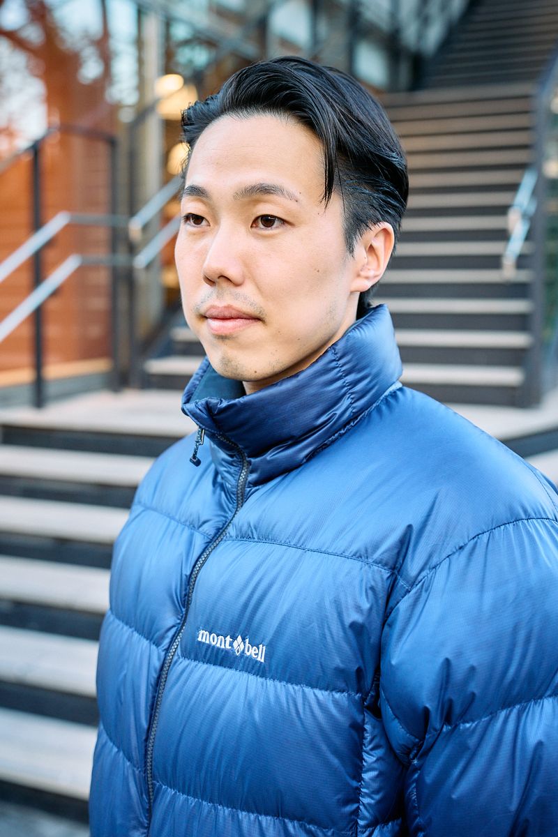 モンベルのダウンジャケットコーディネート | 241216-1646-31 西田航太 3枚目の写真