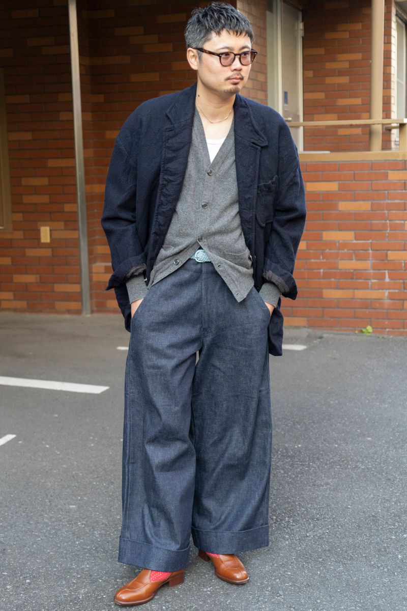 シルバーレインのジャケットコーディネート | 241223-1229-41 菅原周介