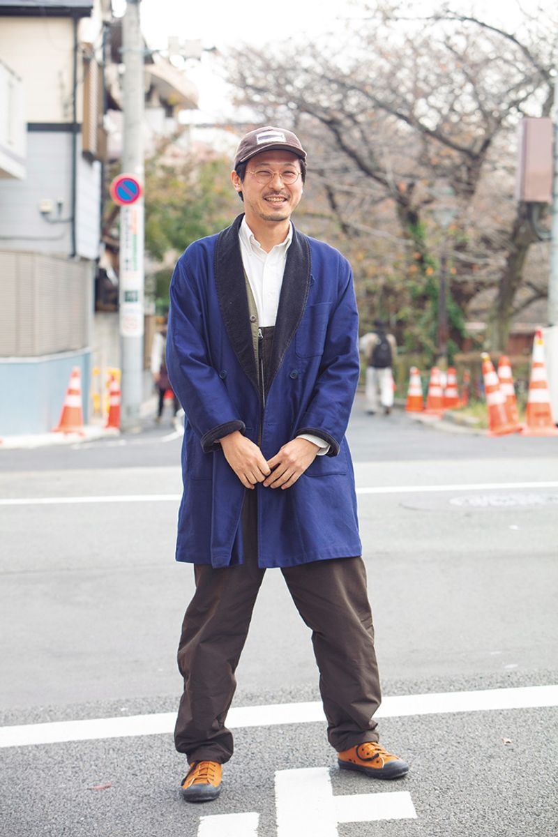 ワイドパンツに優しい色を合わせるのが今の気分 山本太輔