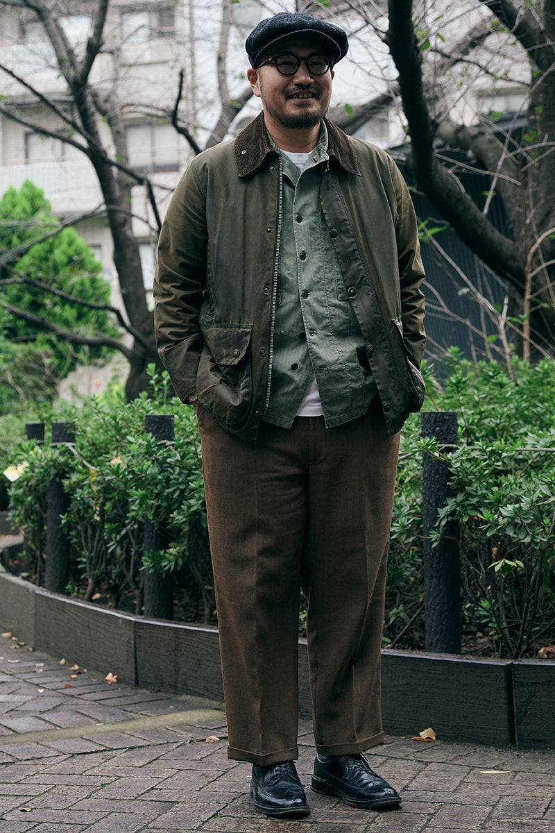 バブアーのジャケットコーディネート | 250108-1850-08 植松和也 2枚目の写真