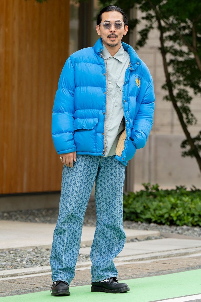 古着のダウンジャケットコーディネート | 250123-1820-53 山藤貴宏