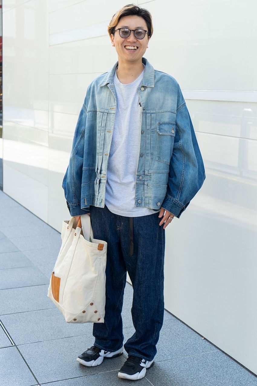 「デニムジャケットはビッグシルエット派」の大人たち。愛用ブランドはグラフペーパー、リーバイスetc. - 5枚目の画像