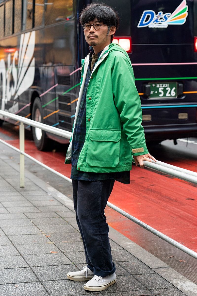 ウールリッチのジャケットコーディネート | 250110-1629-17 三井達朗