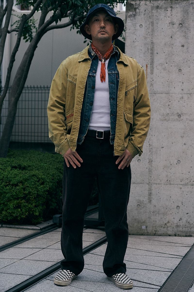 古着のジャケットコーディネート | 250110-2023-22 宇井利文