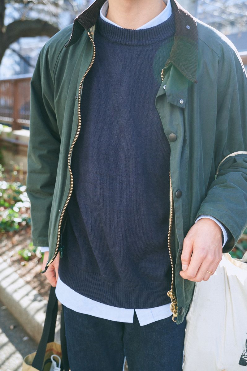 バブアーのジャケットコーディネート | 250114-1153-09 白土大地 4枚目の写真