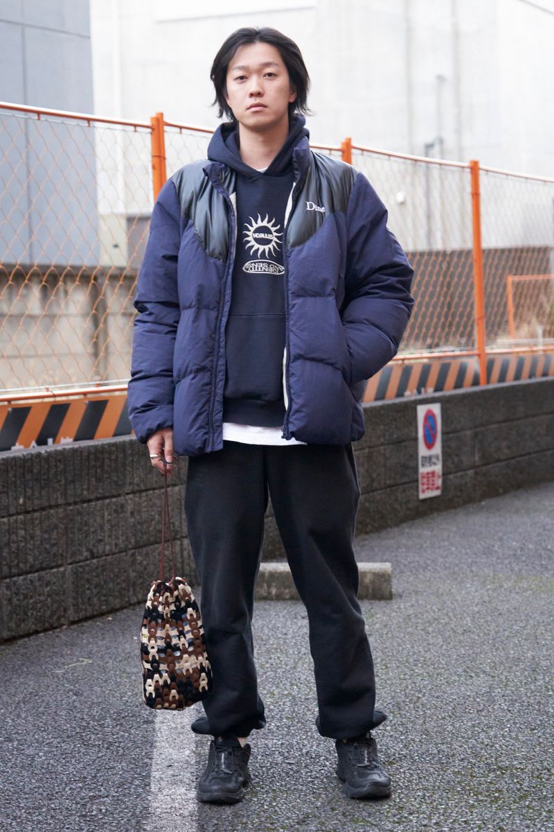 ダイムのダウンジャケットコーディネート | 250116-2010-54 福久 響