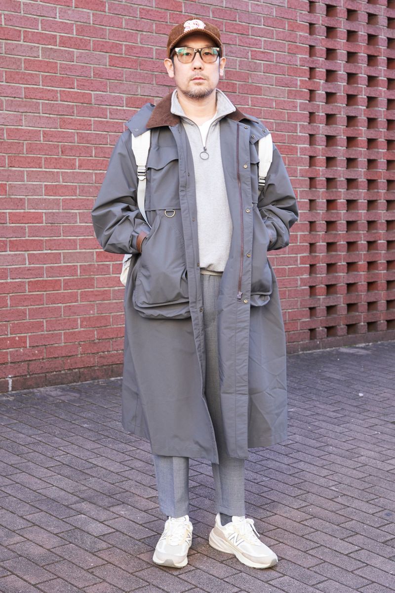 ウールリッチのコートコーディネート | 250116-2104-29 こうじ