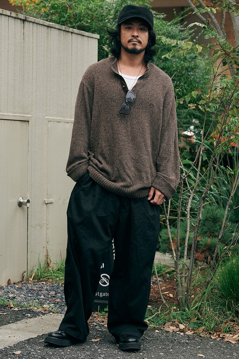 ヨウジヤマモトのパンツコーディネート | 250129-1328-15 新垣拓朗