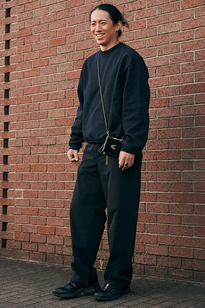 ロサンゼルスアパレルのスウェットコーディネート | 250116-1605-40 菅谷亮太