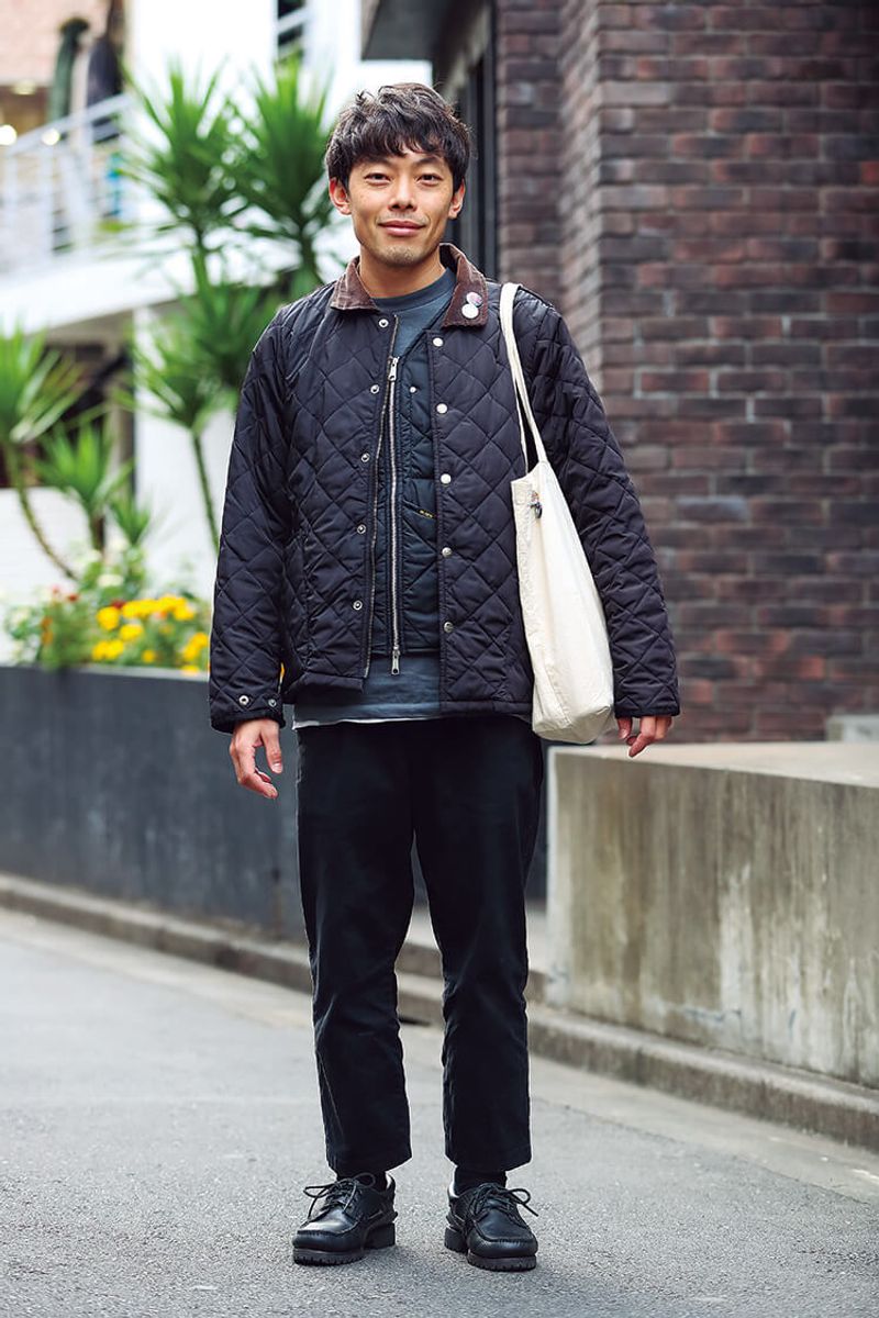 黒ベースに鮮やかな立体感をレイヤードで 川口雄也