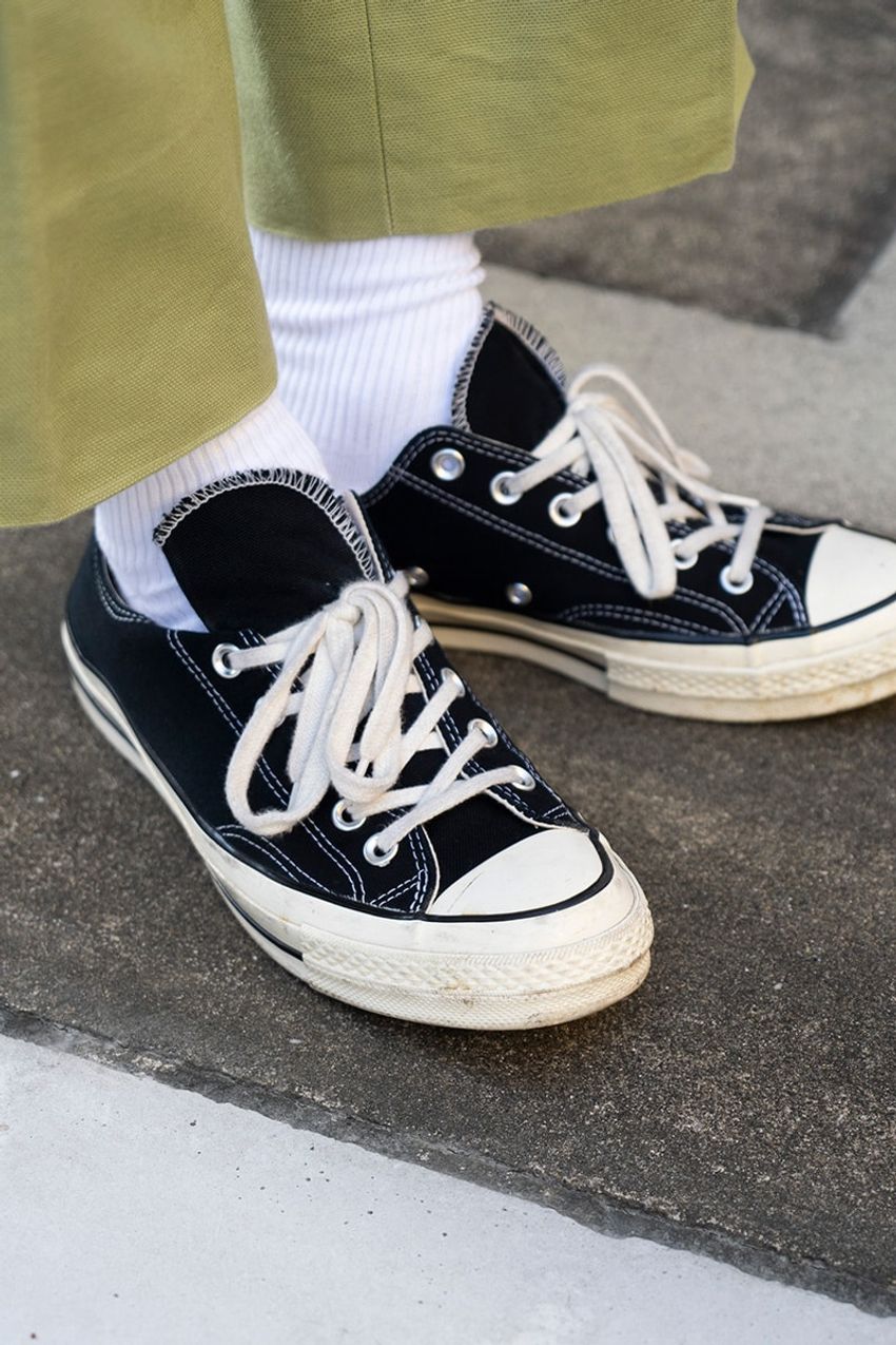 騙されたと思ってやってみて！「コンバースは太パンツを被せりゃOK説」を証明した3名 - 2枚目の画像