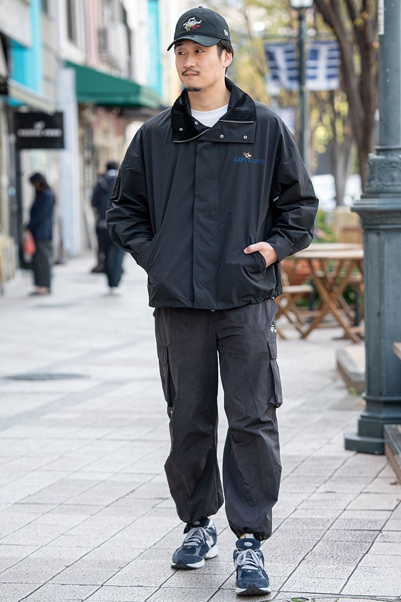 レフトアローンのジャケットコーディネート | 250116-1859-16 植村佑太