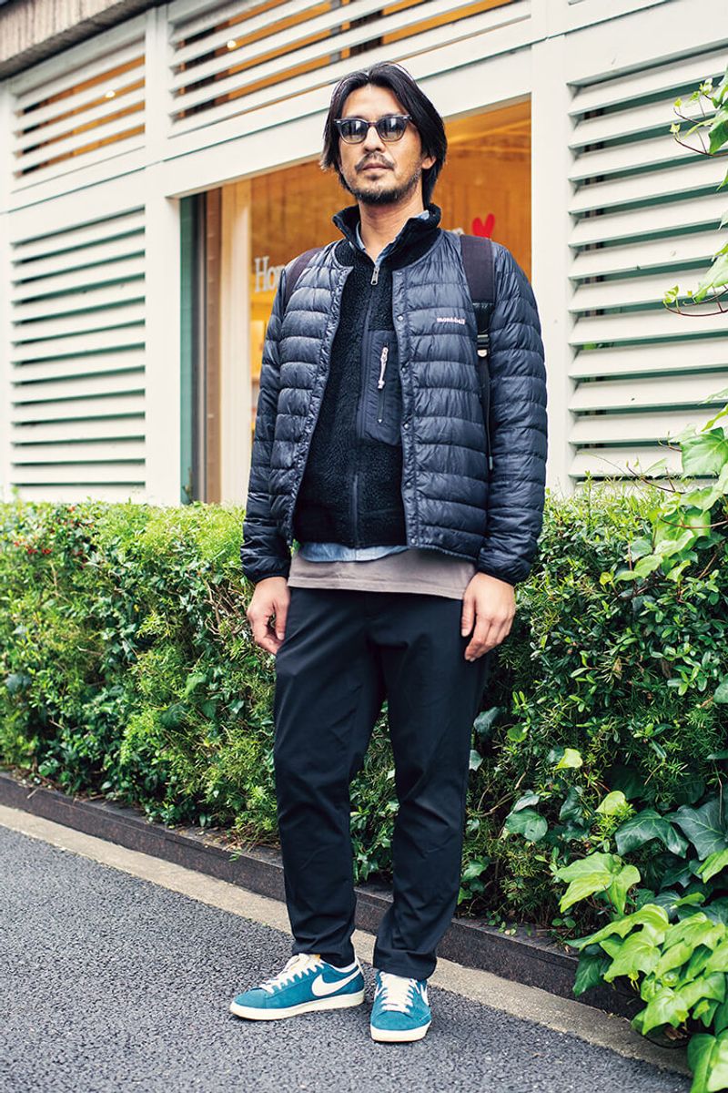 デザインとカラーを利かした”魅せる重ね着” 山内雄介