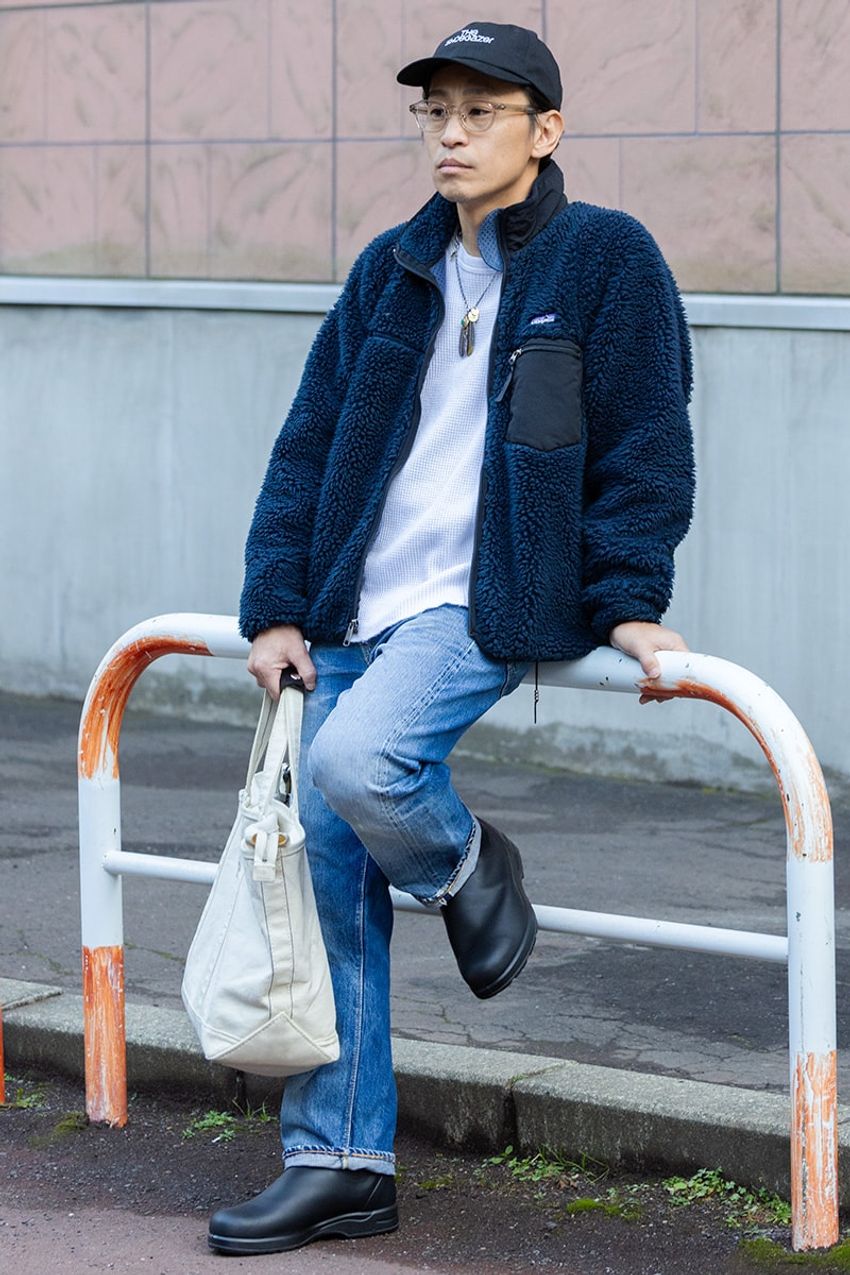 パタゴニアの“フリース”は黒＆ネイビーが人気！スナップで見る街での着こなし5選 - 9枚目の画像