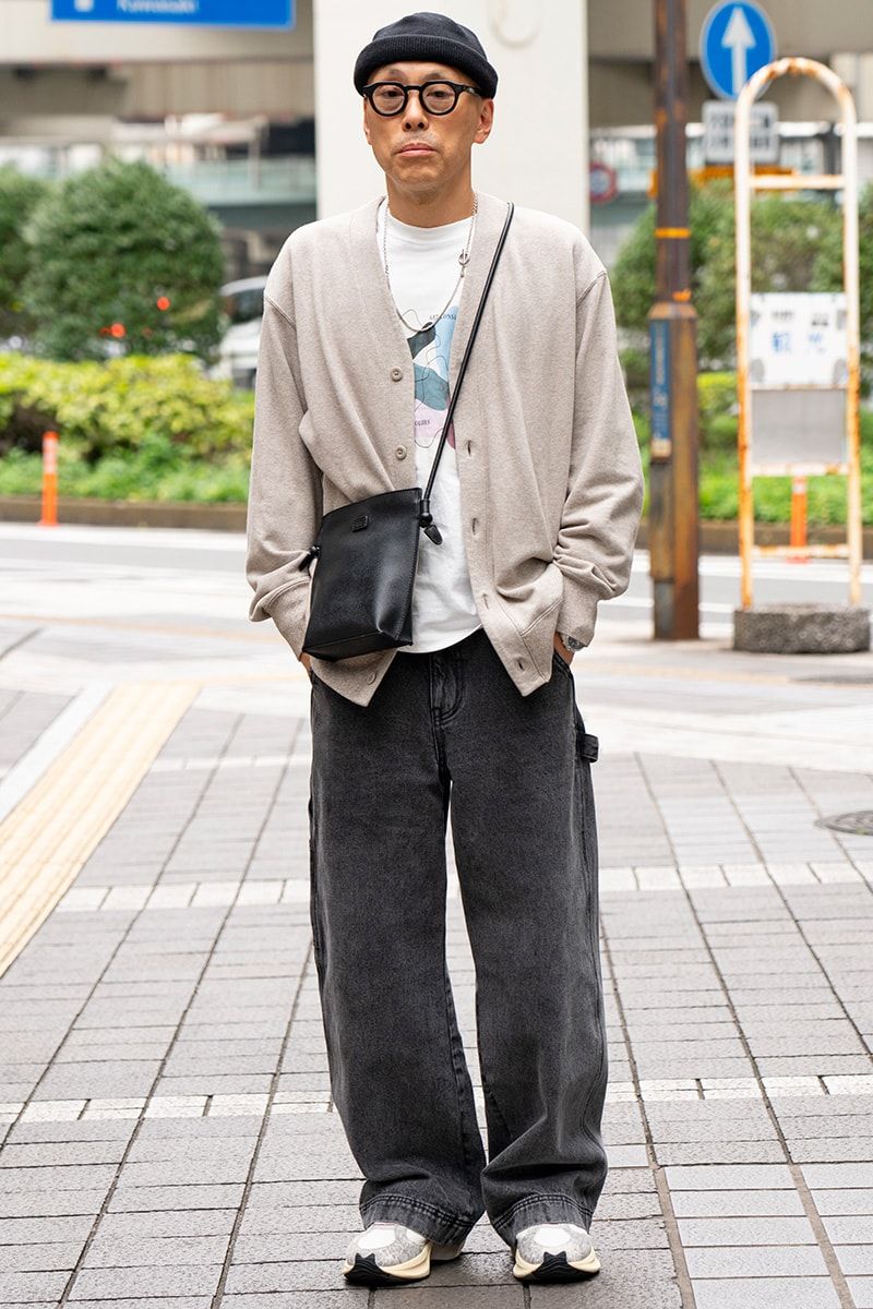 ユニクロのカーディガンコーディネート | 250117-1612-12 角井英勝