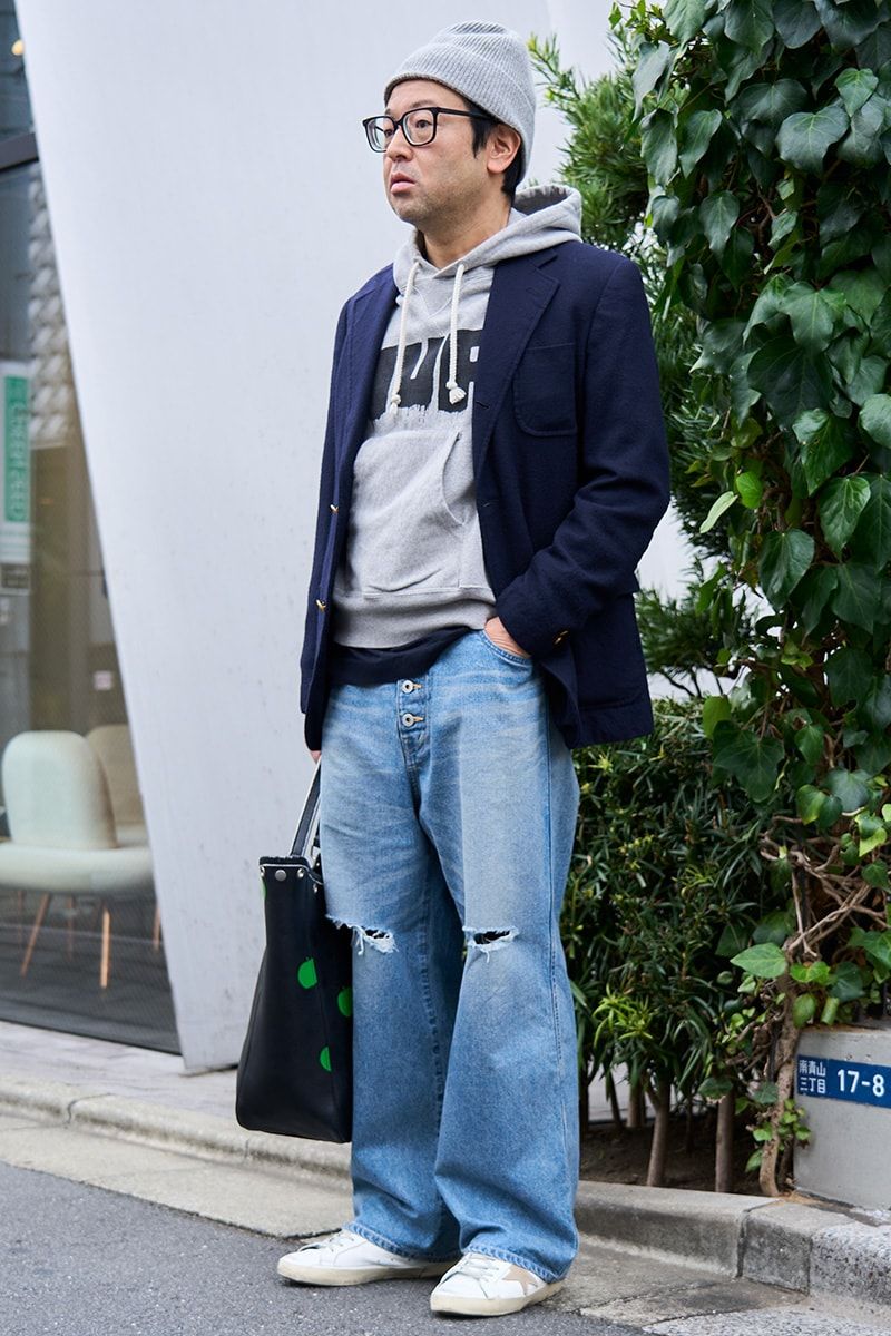 ブルックスブラザーズ×アイジュンヤワタナベマンのジャケットコーディネート | 250117-1726-16 伊東悠太