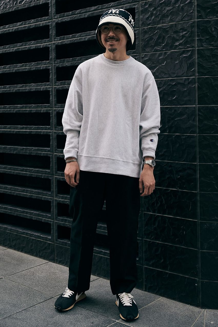 春に活躍する絶対定番「チャンピオン」スウェット。街の洒落者たちはこう着こなしていた！ - 6枚目の画像