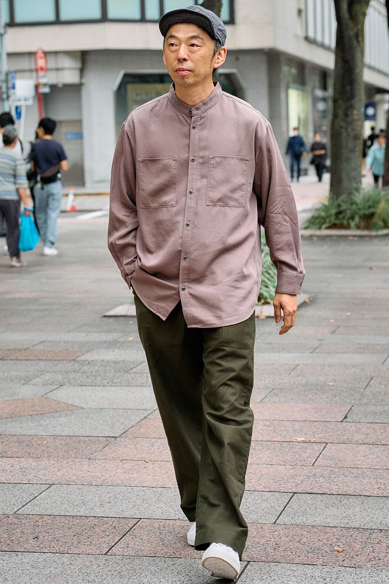 ユニクロのシャツコーディネート | 250120-1302-33 野田芳雄