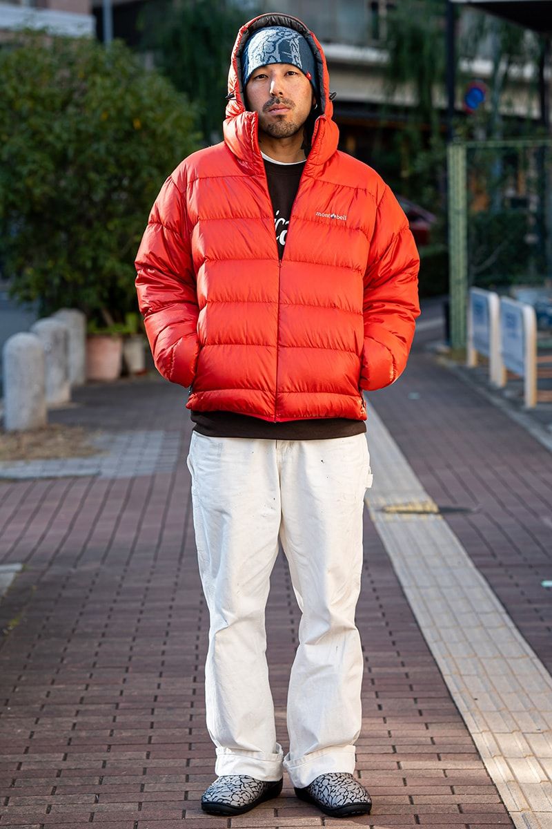 モンベルのジャケットコーディネート | 250120-1326-36 田中亮太