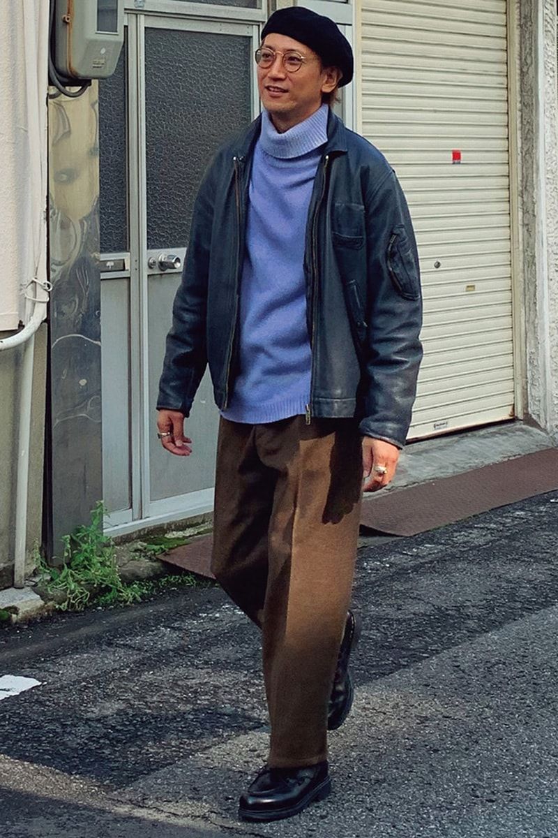 古着のジャケットコーディネート | 250120-1427-52 坂本伊知朗