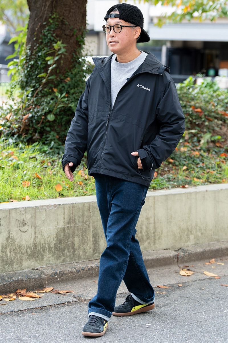 コロンビアのジャケットコーディネート | 250227-1919-39 小川勝志