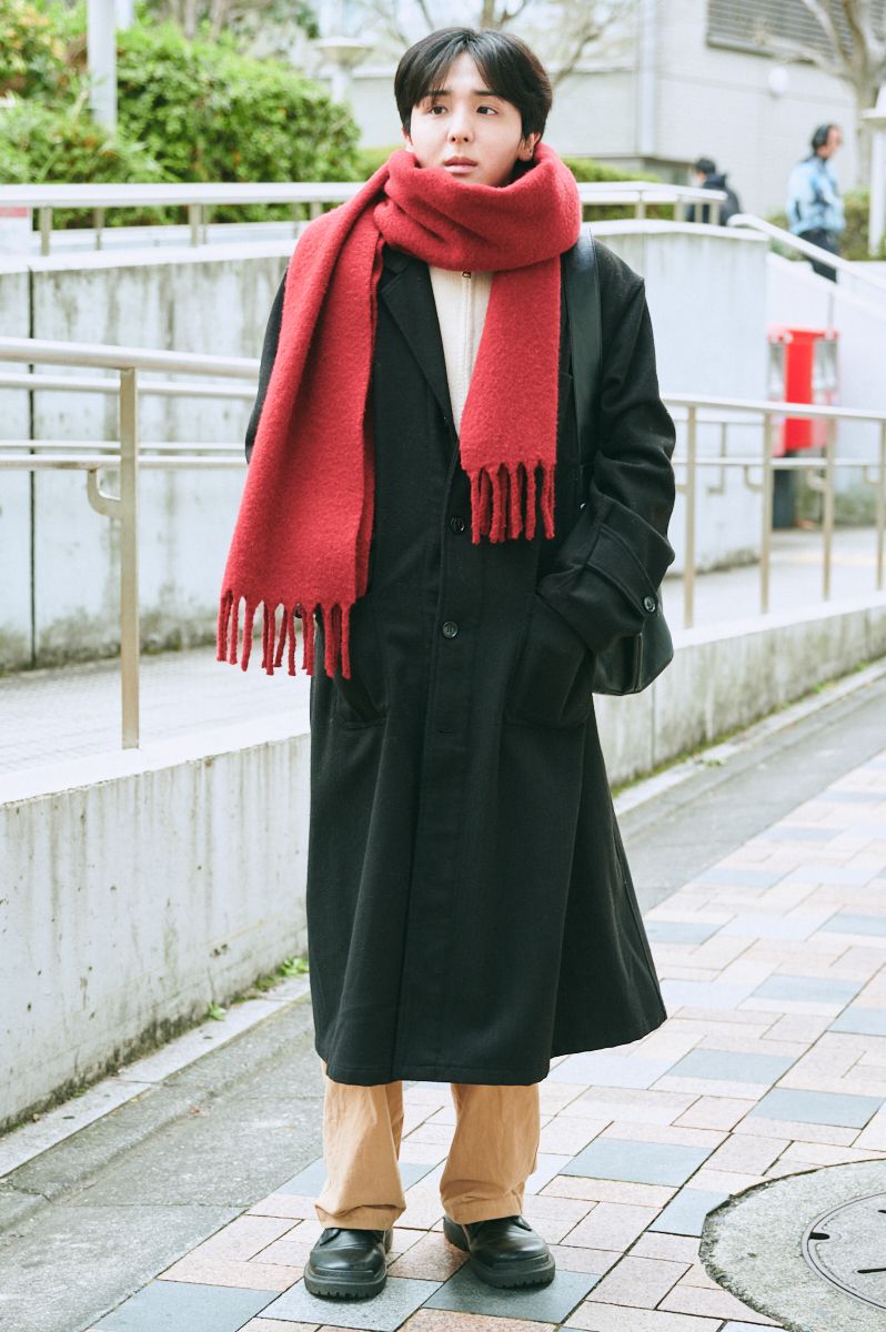 不明のコートコーディネート | 250127-0912-38 北浜カイ