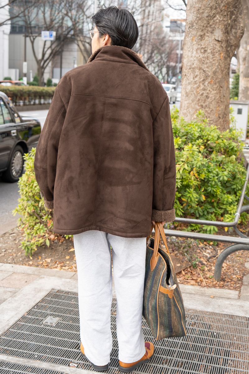 古着のコートコーディネート | 250127-1429-38 武藤裕司 2枚目の写真