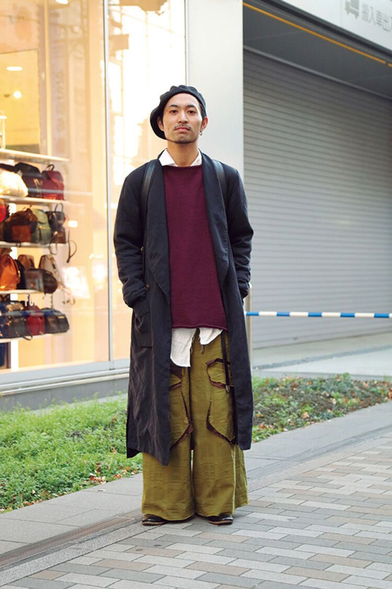 掛け違いと色使いが絶妙マッチ！渋い大人の遊び満載 狩又智弥