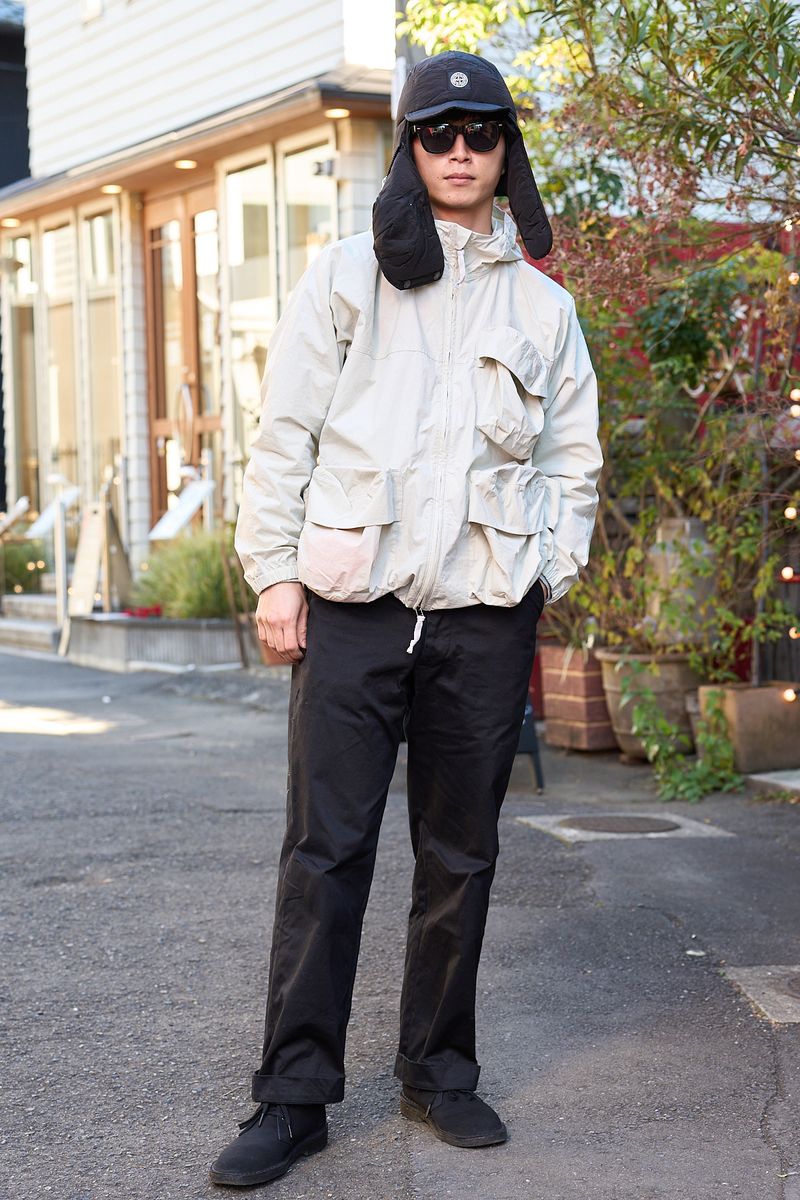 スノーピークのジャケットコーディネート | 250130-1022-08 一関啓人