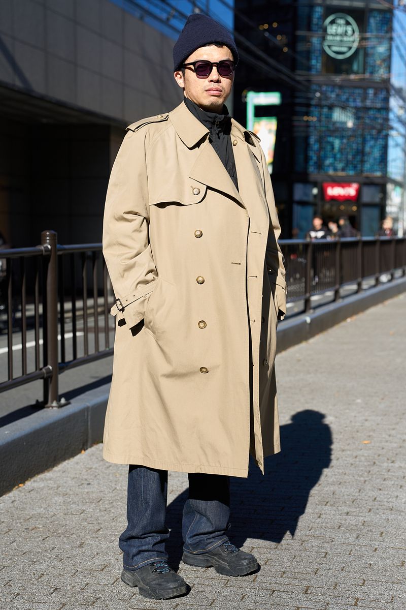 ブルックスブラザーズのコートコーディネート | 250130-1030-56 黒田