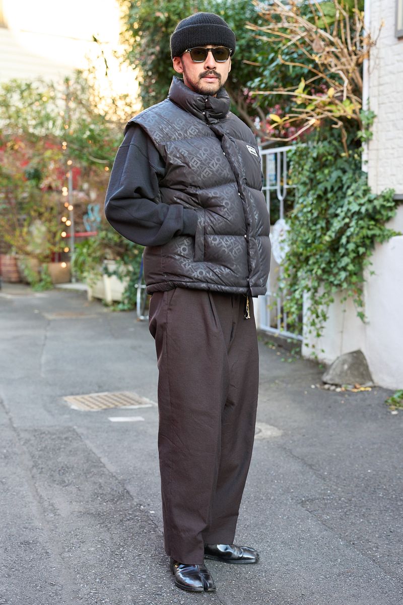 ケンゾーのダウンベストコーディネート | 250130-1042-49 松永洋夢