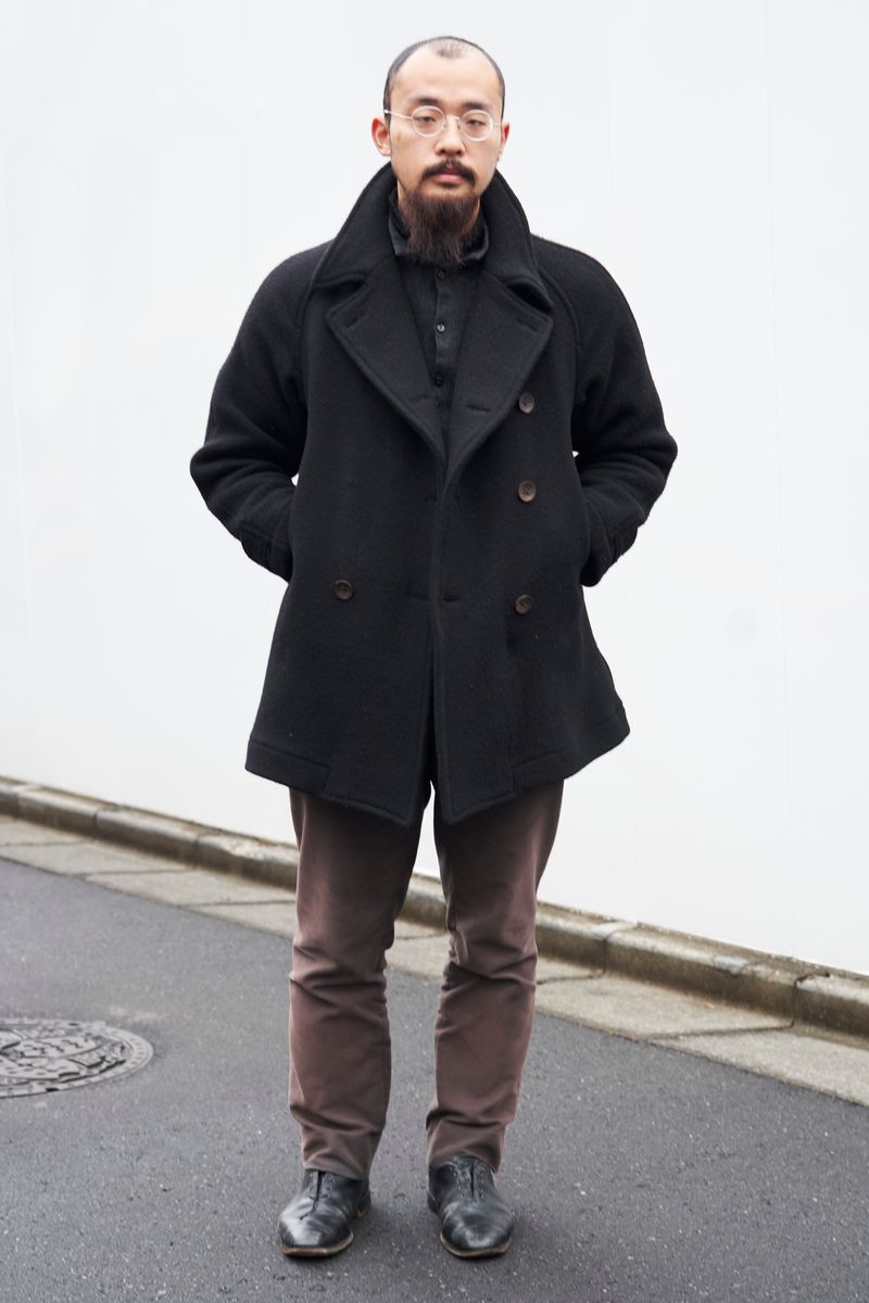 ポーター×スタンダードカリフォルニアのコートコーディネート | 250203-0922-11 .-