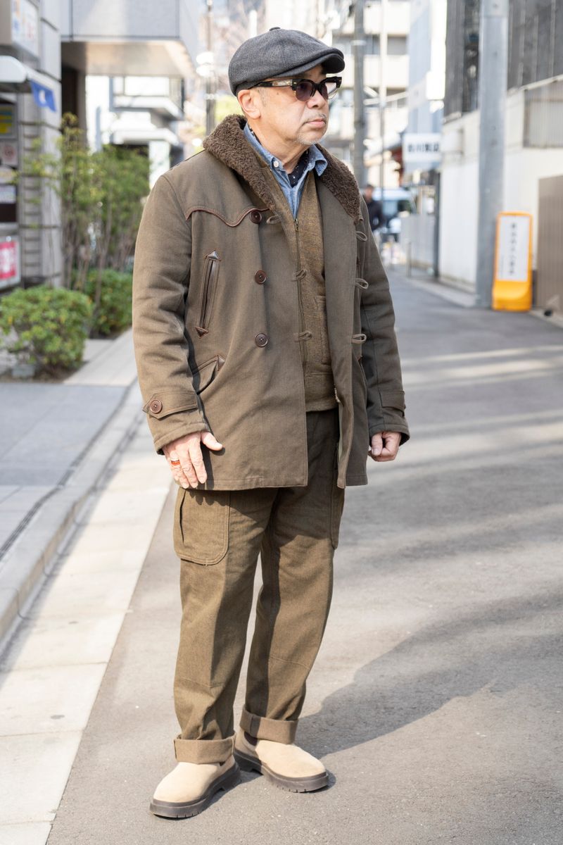スティーブンソンオーバーオールのジャケットコーディネート | 250204-0810-02 山田広司