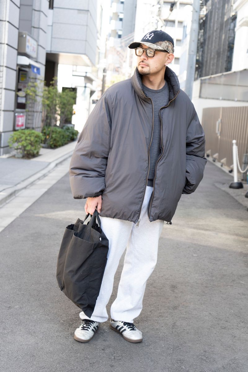 コントローラプラスのダウンジャケットコーディネート | 250204-0755-29 田中貴大