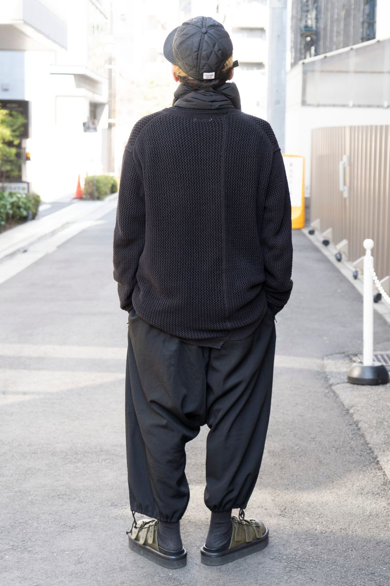 ヨウジヤマモトのニットコーディネート | 250204-0653-57 中道一将 2枚目の写真