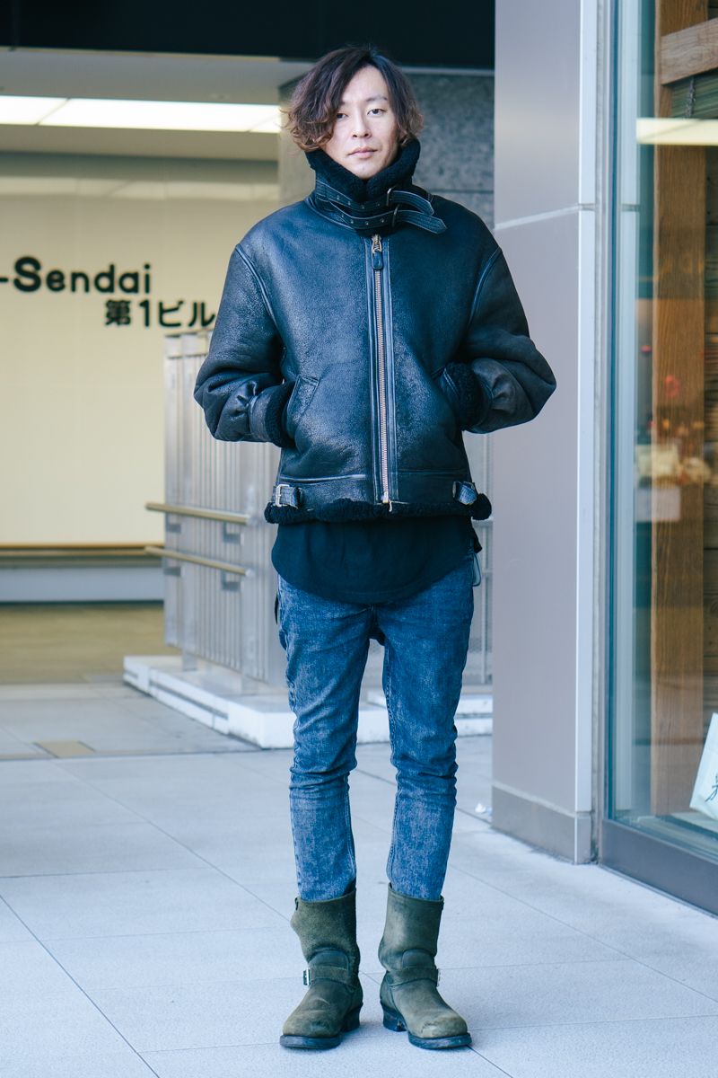 アヴィレックスのジャケットコーディネート | 250203-2137-28 柳田雄也