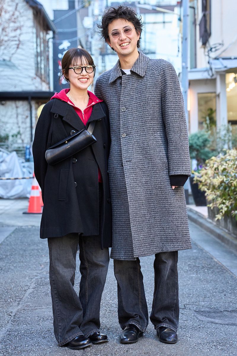 古着のコートコーディネート | 250210-1020-52 三輪凌士