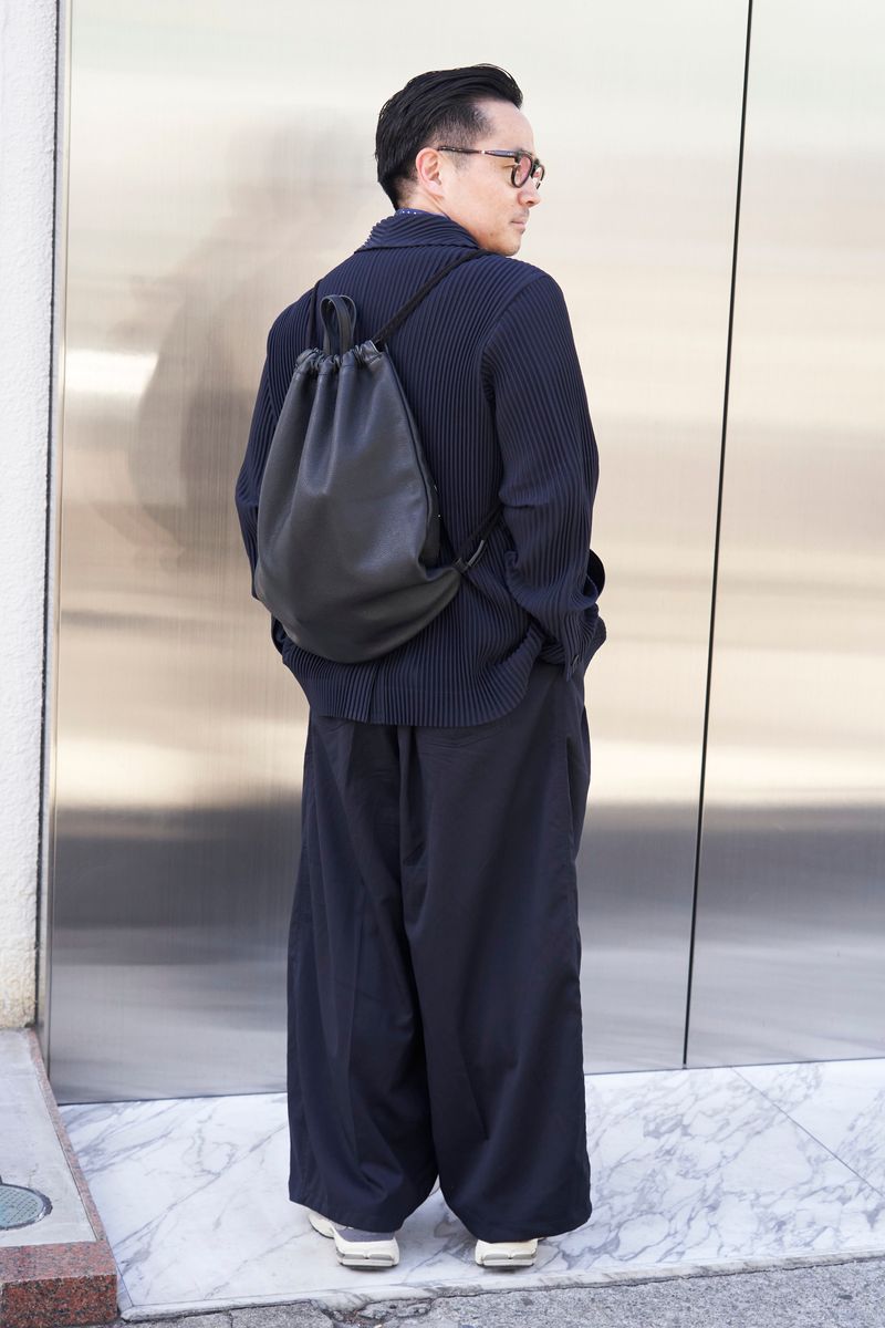 イッセイミヤケのジャケットコーディネート | 250213-0929-46 ヒョンシム 2枚目の写真