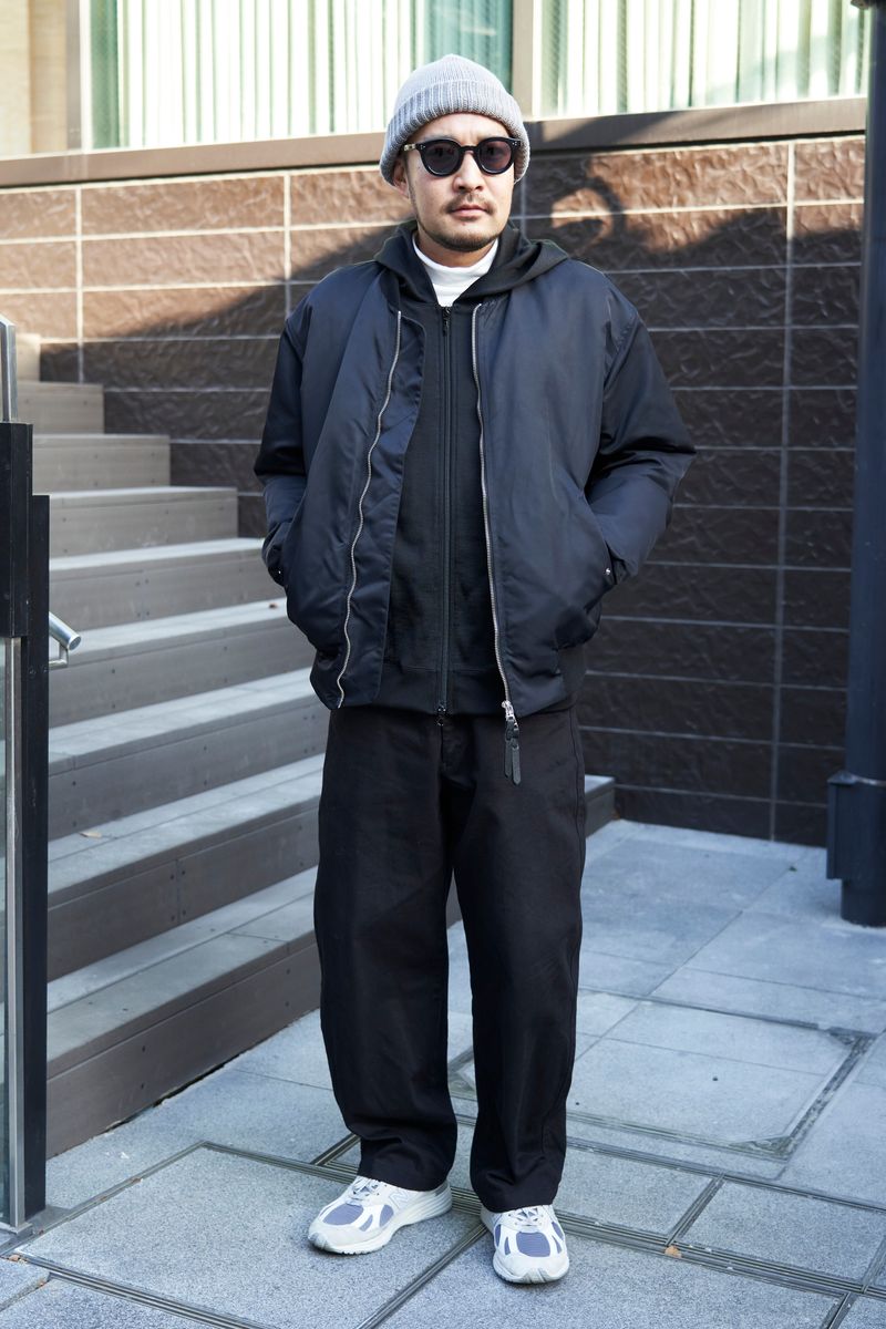 ポリプロイドのブルゾンコーディネート | 250217-0847-51 サカモト