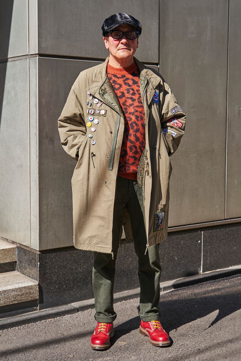 古着のコートコーディネート | 250224-1000-12 W